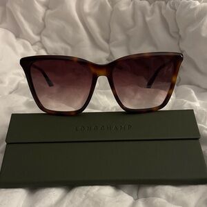 Longchamp Brown Gradient Sunglasses
